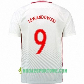 Koszulka Polska ROBERT LEWANDOWSKI Domowe Stroje Piłkarskie Euro 2016