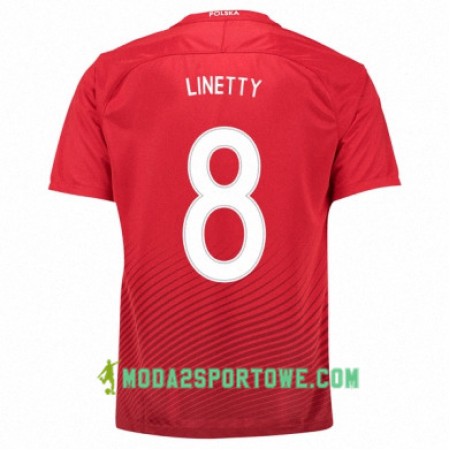 Koszulka Polska KAROL LINETTY Wyjazdowe Stroje Piłkarskie Euro 2016