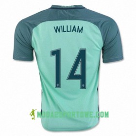 Koszulka Portugalia WILLIAM CARVALHO Wyjazdowe Stroje Piłkarskie Euro 2016