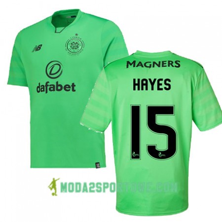 Koszulka Celtic FC JONNY HAYES Trzeci Stroje Piłkarskie 2017/18 Krótki Rękaw