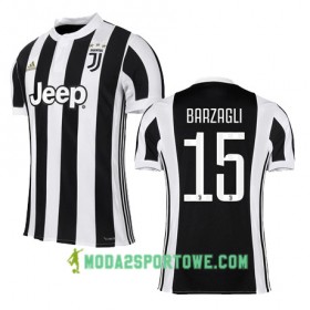 Koszulka Juventus BARZAGLI 15 Domowe Stroje Piłkarskie 2017/18 Krótki Rękaw