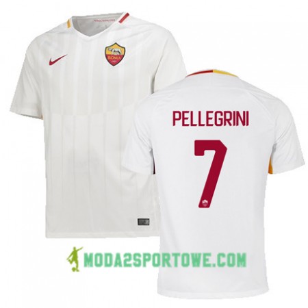 Koszulka AS Roma PELLEGRINI 7 Wyjazdowe Stroje Piłkarskie 2017/18 Krótki Rękaw