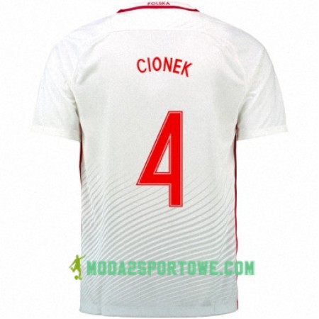 Koszulka Polska THIAGO CIONEK Domowe Stroje Piłkarskie Euro 2016