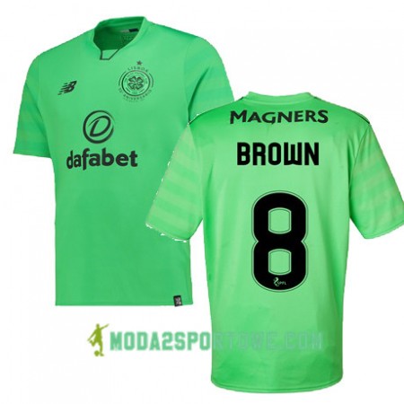 Koszulka Celtic FC SCOTT BROWN Trzeci Stroje Piłkarskie 2017/18 Krótki Rękaw