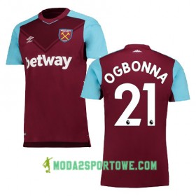 Koszulka West Ham United OGBONNA Domowe Stroje Piłkarskie 2017/18 Krótki Rękaw