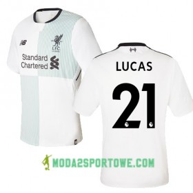 Koszulka Liverpool LUCAS 21 Wyjazdowe Stroje Piłkarskie 2017/18 Krótki Rękaw