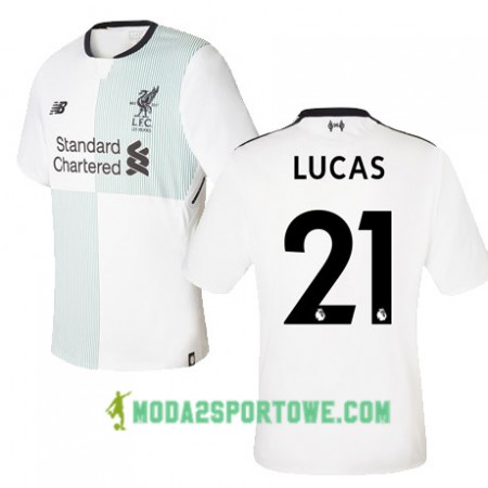 Koszulka Liverpool LUCAS 21 Wyjazdowe Stroje Piłkarskie 2017/18 Krótki Rękaw