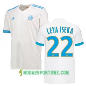 Koszulka Olympique Marsylia AARON LEYA ISEKA 22 Domowe Stroje Piłkarskie 2017/18 Krótki Rękaw