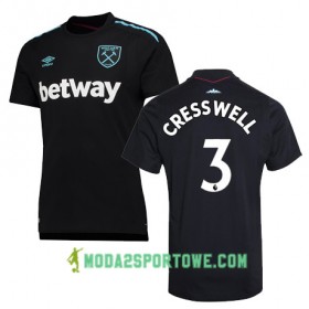 Koszulka West Ham United CRESSWELL Wyjazdowe Stroje Piłkarskie 2017/18 Krótki Rękaw