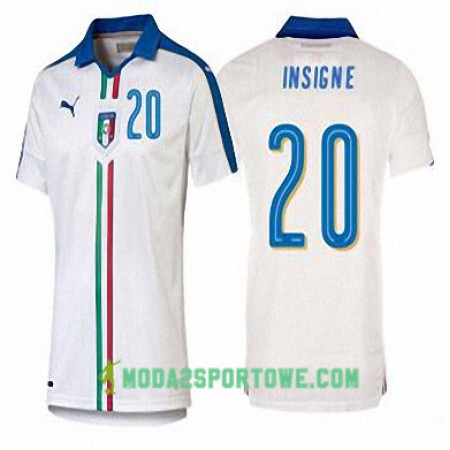 Koszulka Włochy LORENZO INSIGNE Wyjazdowe Stroje Piłkarskie Euro 2016
