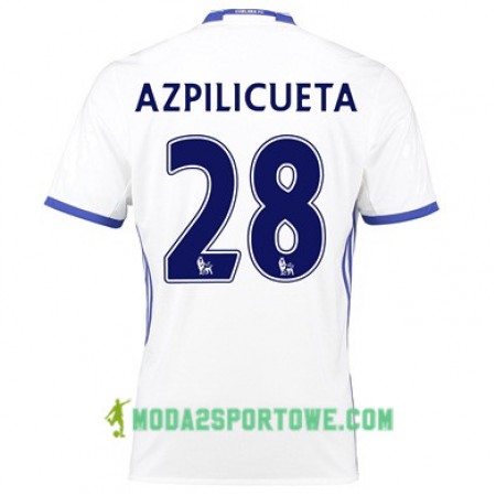 Koszulka Chelsea AZPILICUETA 28 Trzeci Stroje Piłkarskie 2017/18 Krótki Rękaw