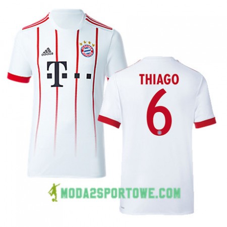 Koszulka Bayern Monachium THIAGO 6 Trzeci Stroje Piłkarskie 2017/18 Krótki Rękaw