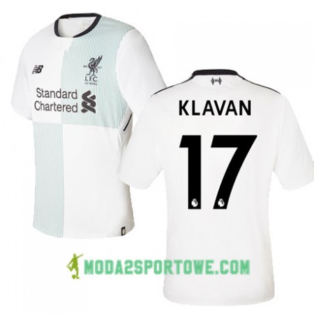 Koszulka Liverpool KLAVAN 17 Wyjazdowe Stroje Piłkarskie 2017/18 Krótki Rękaw