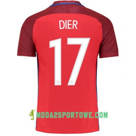 Koszulka Anglia DIER Wyjazdowe Stroje Piłkarskie Euro 2016