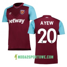 Koszulka West Ham United A AYEW Domowe Stroje Piłkarskie 2017/18 Krótki Rękaw
