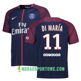 Koszulka Paris SG ANGEL DI MARIA 11 Domowe Stroje Piłkarskie 2017/18 Krótki Rękaw