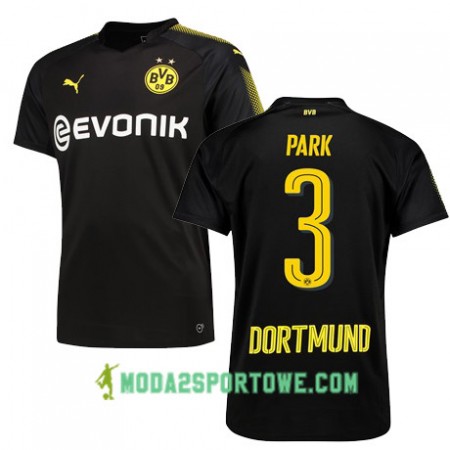 Koszulka Borussia Dortmund PARK 3 Wyjazdowe Stroje Piłkarskie 2017/18 Krótki Rękaw