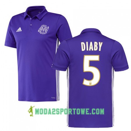 Koszulka Olympique Marsylia ABOU DIABY 5 Trzeci Stroje Piłkarskie 2017/18 Krótki Rękaw