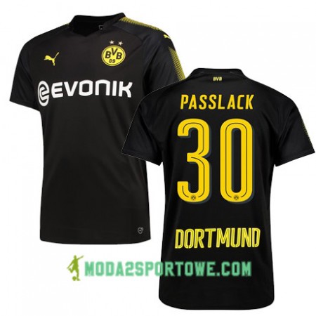 Koszulka Borussia Dortmund PASSLACK 30 Wyjazdowe Stroje Piłkarskie 2017/18 Krótki Rękaw