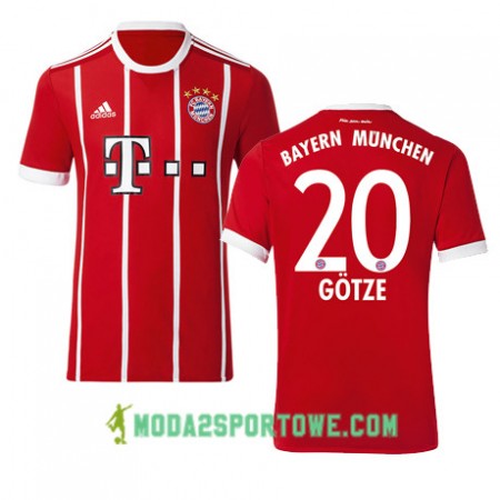Koszulka Bayern Monachium FELIX GOTZE 20 Domowe Stroje Piłkarskie 2017/18 Krótki Rękaw