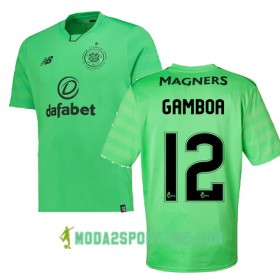 Koszulka Celtic FC CRISTIAN GAMBOA Trzeci Stroje Piłkarskie 2017/18 Krótki Rękaw