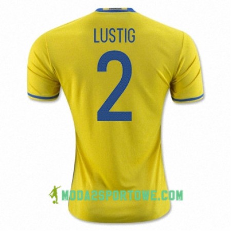Koszulka Szwecja MIKAEL LUSTIG Domowe Stroje Piłkarskie Euro 2016