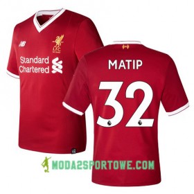 Koszulka Liverpool MATIP 32 Domowe Stroje Piłkarskie 2017/18 Krótki Rękaw