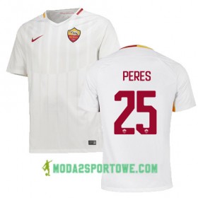 Koszulka AS Roma PERES 25 Wyjazdowe Stroje Piłkarskie 2017/18 Krótki Rękaw