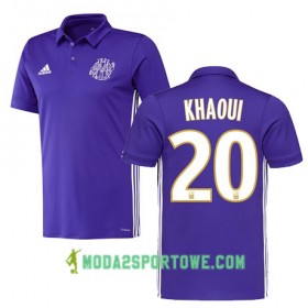 Koszulka Olympique Marsylia SAIF EDDINE KHAOUI 20 Trzeci Stroje Piłkarskie 2017/18 Krótki Rękaw