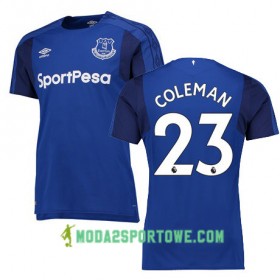 Koszulka Everton COLEMAN Domowe Stroje Piłkarskie 2017/18 Krótki Rękaw