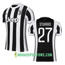 Koszulka Juventus STURARO 27 Domowe Stroje Piłkarskie 2017/18 Krótki Rękaw