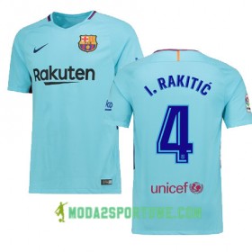 Koszulka FC Barcelona I RAKITIC 4 Wyjazdowe Stroje Piłkarskie 2017/18 Krótki Rękaw