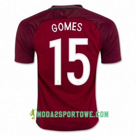 Koszulka Portugalia ANDRE GOMES Domowe Stroje Piłkarskie Euro 2016