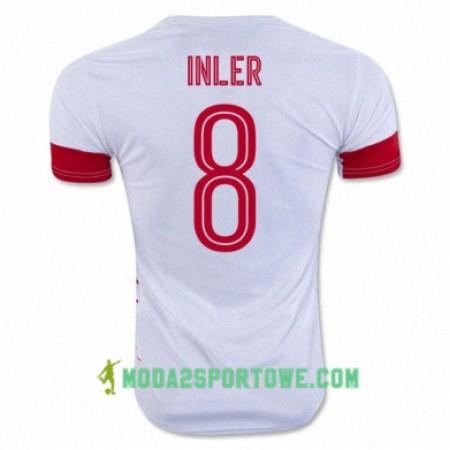 Koszulka Szwajcaria GOKHAN INLER Wyjazdowe Stroje Piłkarskie Euro 2016