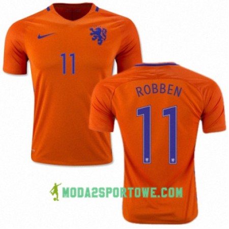 Koszulka Holandia ARJEN ROBBEN Domowe Stroje Piłkarskie 2016/17 Krótki Rękaw