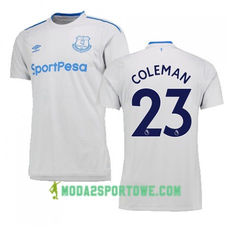 Koszulka Everton COLEMAN Wyjazdowe Stroje Piłkarskie 2017/18 Krótki Rękaw