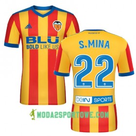 Koszulka Valencia CF S MINA Wyjazdowe Stroje Piłkarskie 2017/18 Krótki Rękaw