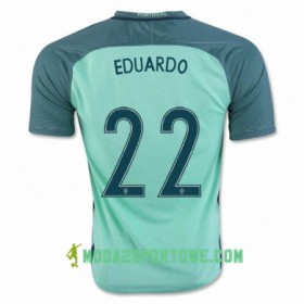 Koszulka Portugalia EDUARDO Wyjazdowe Stroje Piłkarskie Euro 2016