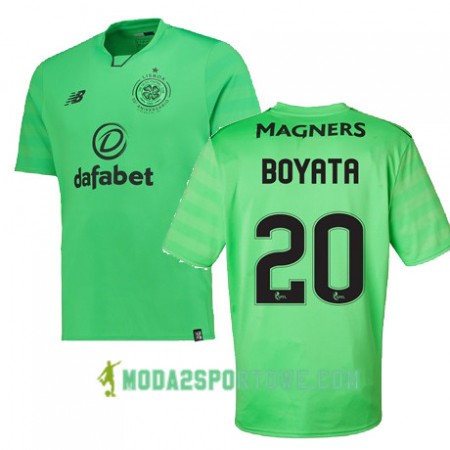 Koszulka Celtic FC DEDRYCK BOYATA Trzeci Stroje Piłkarskie 2017/18 Krótki Rękaw
