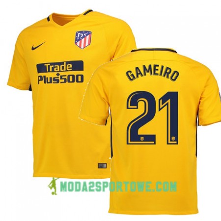 Koszulka Atlético Madryt GAMEIRO 21 Wyjazdowe Stroje Piłkarskie 2017/18 Krótki Rękaw