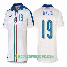 Koszulka Włochy LEONARDO BONUCCI Wyjazdowe Stroje Piłkarskie Euro 2016