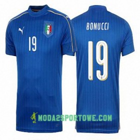 Koszulka Włochy LEONARDO BONUCCI Domowe Stroje Piłkarskie Euro 2016