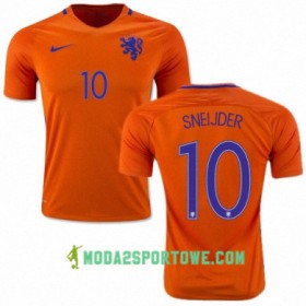 Koszulka Holandia WESLEY SNEIJDER Domowe Stroje Piłkarskie 2016/17 Krótki Rękaw