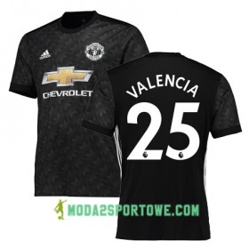 Koszulka Manchester United VALENCIA 25 Wyjazdowe Stroje Piłkarskie 2017/18 Krótki Rękaw