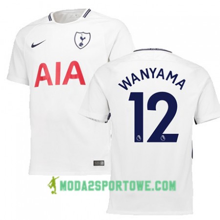 Koszulka Tottenham Hotspur WANYAMA 12 Domowe Stroje Piłkarskie 2017/18 Krótki Rękaw
