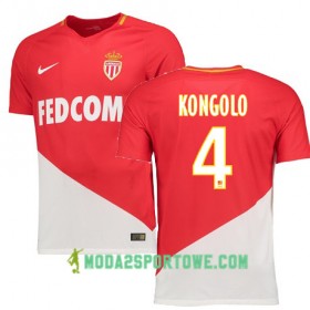 Koszulka AS Monaco KONGOLO 4 Domowe Stroje Piłkarskie 2017/18 Krótki Rękaw
