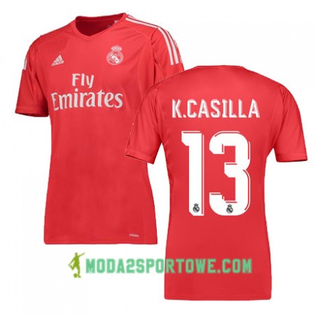 Koszulka Real Madryt K CASILLA 13 Wyjazdowe Stroje Piłkarskie 2017/18 Krótki Rękaw