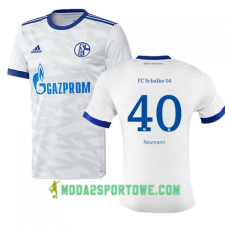 Koszulka FC Schalke 04 Neumann 40 Wyjazdowe Stroje Piłkarskie 2017/18 Krótki Rękaw