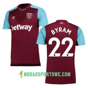 Koszulka West Ham United BYRAM Domowe Stroje Piłkarskie 2017/18 Krótki Rękaw