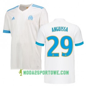 Koszulka Olympique Marsylia ANDRE FRANK ZAMBO ANGUISSA 29 Domowe Stroje Piłkarskie 2017/18 Krótki Rękaw